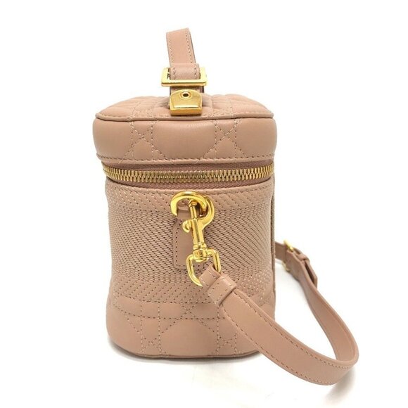 CHRISTIAN DIOR TRAVEL Small Bag Cannage Stitch 2WAY Shoulder Hand Bag Unused - Picture 6 of 16